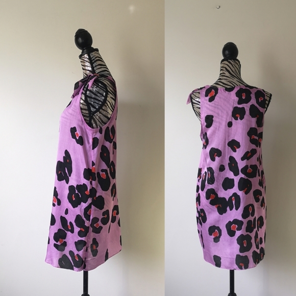 SOLD! Sonia Rykiel silk and cotton mini dress - Picture 4 of 5